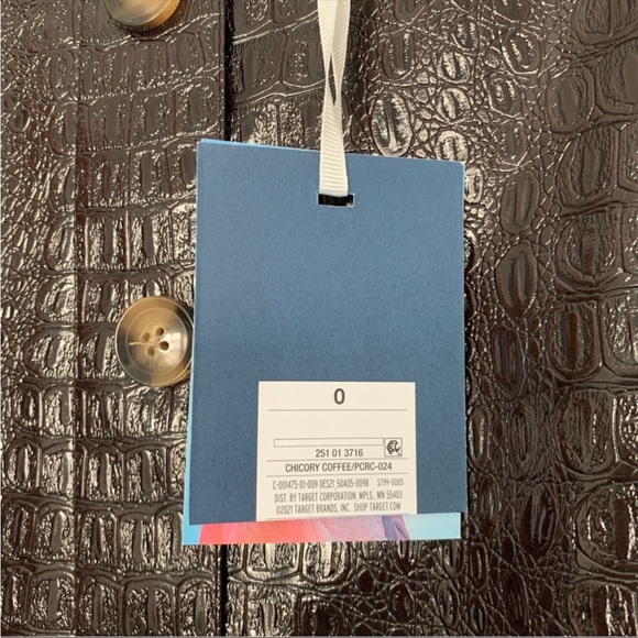 Women’s 0 RACHEL COMEY Target Embossed Chicory Coffee Button Front Midi Skirt - Picture 10 of 10